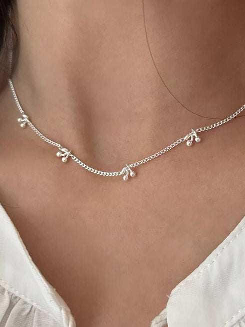 Colier din argint Mele